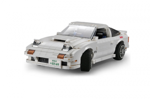 CaDA Klemmbausteine - Initial-D Mazda FD3S RX-7 weiß - optional aufrüstbar mit RC Set - 1552 Teile