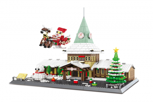 Wange Klemmbausteine - SANTA CLAUS OFFICE - 2228 Teile