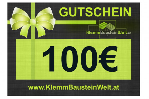 Geschenkgutschein 100€ PDF zum selbst ausdrucken