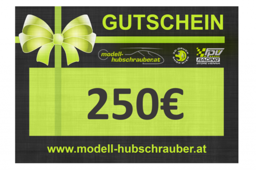 Geschenkgutschein 250€ PDF zum selbst ausdrucken