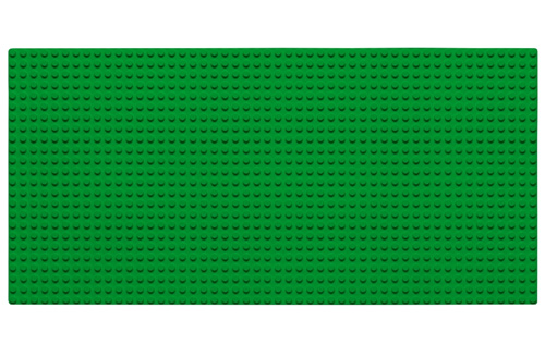 Wange Grundplatte Grün 28x56 Noppen, ca. 44,5x22,5cm