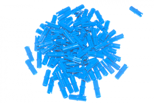 KBW Klemmbausteine Technik Kreuz Pin / Achsen Pin in blau 100Stück