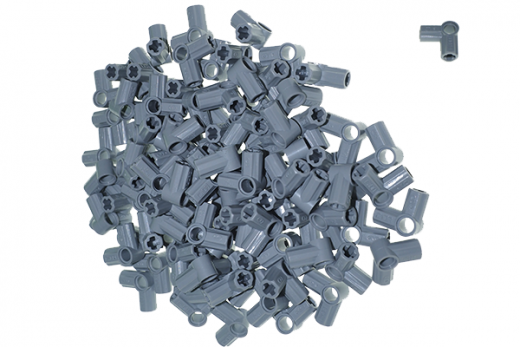 KBW Klemmbausteine Technik Achsenverbinder 6 in hell grau 100Stück