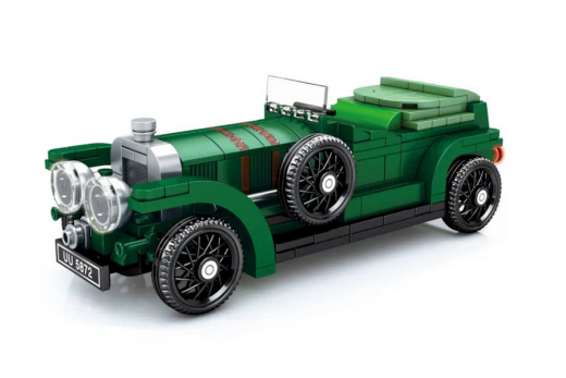 Sembo Klemmbausteine Oldtimer grün - 357 Teile