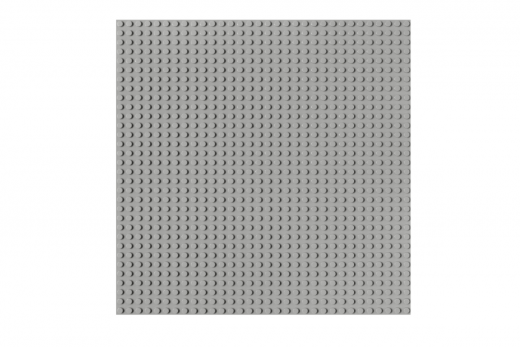 Grundplatte UNTERBAUBAR hell grau 32x32 Noppen, ca. 25,5x25,5cm