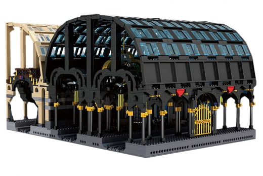 MouldKing Klemmbausteine magischer Bahnhof - 3318 Teile