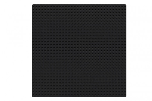 Wange Grundplatte schwarz 32x32 Noppen, ca. 25,5x25,5cm
