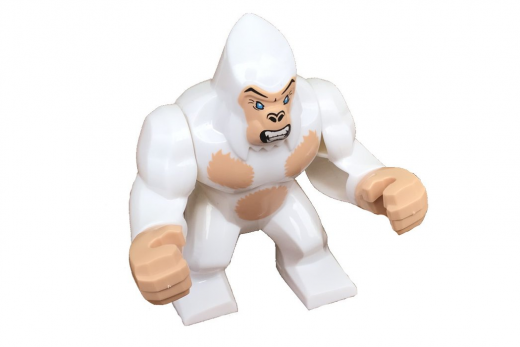 Klemmbausteine Gorilla Weiß