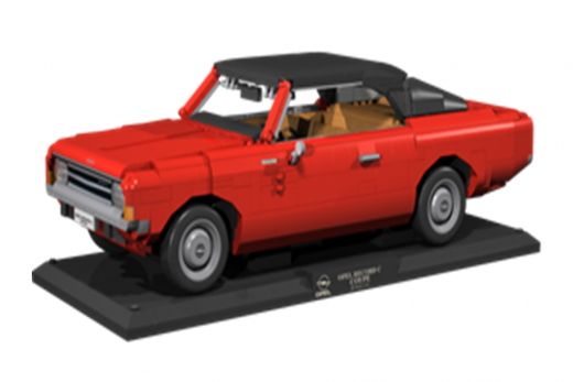 COBI Klemmbausteine Auto Maßstab 1:12 Opel Rekord C Coupe Executive Edition - 2415 Teile