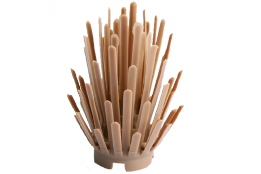 KBW Klemmbausteine Busch 2x2x4 in dunkel Beige / dark tan 20Stück