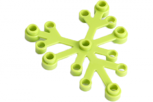 KBW Klemmbausteine Blattelement 6x5 in lime grün 50Stück