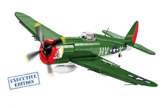 COBI Klemmbausteine Flugzeug P-47 Thunderbolt Executive Edition mit Tankwagen - 567 Teile