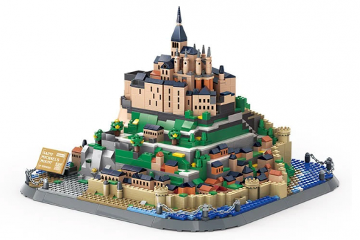 Wange Klemmbausteine - Saint Michel in der Normandie / Frankreich - 1392 Teile