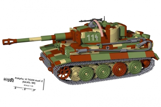 COBI Klemmbausteine Panzer Tiger VI - 870 Teile