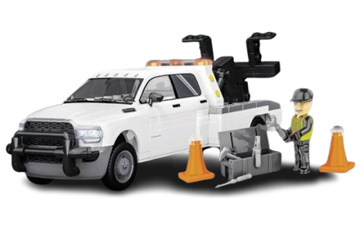 COBI Klemmbausteine Auto RAM 3500 Wrecker Tow Truck - 295 Teile