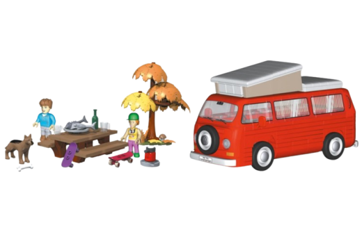 COBI Klemmbausteine Autos VW T2A Bus Campingwagen - 287 Teile