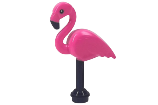 Klemmbausteine Tier Flamingo groß 1Stück