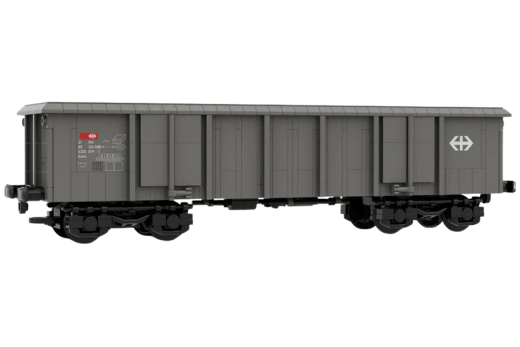 Stoneheap Klemmbausteine EAOS Offener Güterwagen - 813 Teile