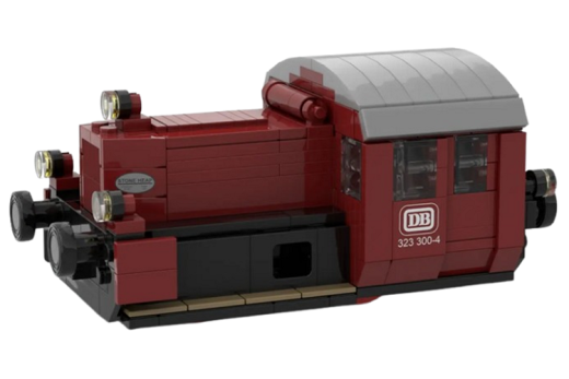 Stoneheap Klemmbausteine Lokomotive BR 323 Köf II - 406 Teile