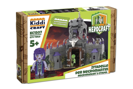 Kiddicraft Klemmbausteine Zitadelle der Nekromantin - 875 Teile