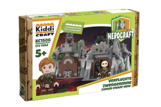 Kiddicraft Klemmbausteine Verfluchte Zwergenmine - 572 Teile