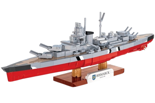 COBI Klemmbausteine Boot Schlachtschiff Bismarck - 600 Teile
