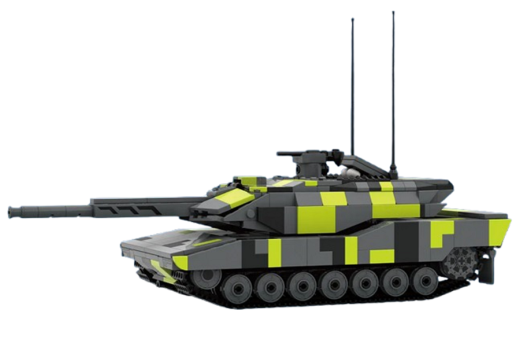 Stoneheap Klemmbausteine Panzer Rheinmetall Panther KF51 - 912 Teile