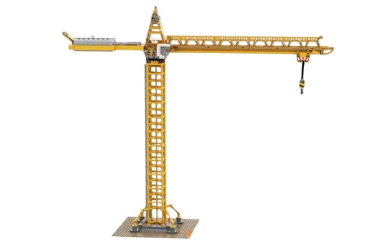 Stoneheap Klemmbausteine Baukran mit Motorisierung - 1740 Teile