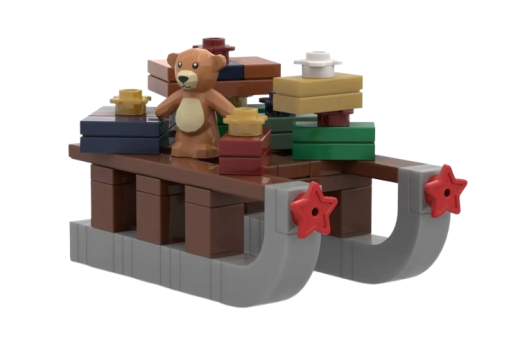 Stoneheap Klemmbausteine Der Geschenkeschlitten - 70 Teile