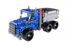 CaDa Klemmbausteine - Müll LKW - Pullback-Motor (Rückzieh-Antrieb) - 301 Teile