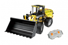 CaDA Klemmbausteine Radlader RC Set RTR mit Fernsteuerung und Antriebsset - 491 Teile