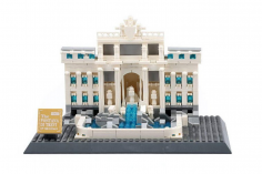 Wange Klemmbausteine - Trevi Brunnen Rom - 688 Teile