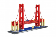 Wange Klemmbausteine - Golden Gate Bridge San Fransisco - 2038 Teile