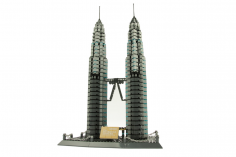 Wange Klemmbausteine - Petronas Towers Kuala Lumpur - 1175 Teile