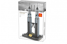 Wange Klemmbausteine - Petronas Towers Kuala Lumpur - 1175 Teile