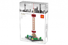 Wange Klemmbausteine - Oriental Pearl Tower Shanghai - 1109 Teile