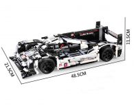 CaDA Klemmbausteine - Sports-Car - optional aufrüstbar mit RC Set - 1586 Teile