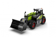 CaDA Master Series Klemmbausteine Teleskoplader 1:17 RC Set RTR mit Fernsteuerung und Antriebsset - 1469 Teile