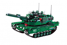 CaDA Klemmbausteine - Panzer M1A2 Sep Abrams 2in1 - mit RC Set - 1498 Teile