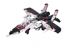 CaDA Klemmbausteine - F15 EAGLEBOT 2in1 - RC Set RTR mit Fernsteuerung und Antriebsset - 917 Teile