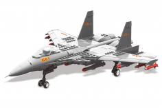 Wange Klemmbausteine - Shenyang J-15 Kampfflugzeug - 285 Teile