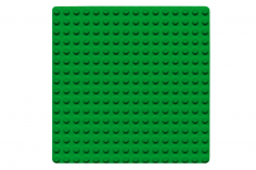 Wange Grundplatte grün 16x16 Noppen, ca. 13x13cm