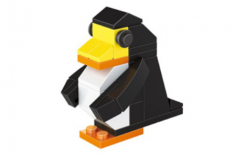 Wange Klemmbausteine EI mit Pinguin