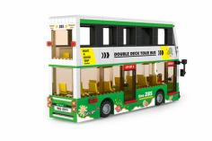 Wange Klemmbausteine - Doppeldeckerbus - 456 Teile