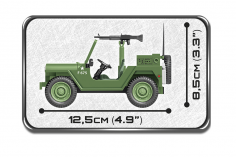 COBI Klemmbausteine Auto Vietnam Krieg M151 A1 MUTT Militär Fahrzeug - 91 Teile