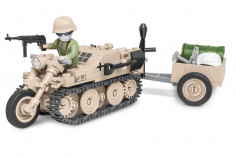 COBI Klemmbausteine Motorrad 2. Weltkrieg DAK SD.KFZ.2 Kettenkrad HK-1 - 176 Teile