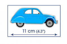 COBI Klemmbausteine Auto Citroen 2CV Type AZ 1962 - 82 Teile