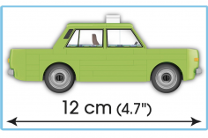 COBI Klemmbausteine Auto WARTBURG 353W TAXI - 75 Teile