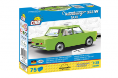 COBI Klemmbausteine Auto WARTBURG 353W TAXI - 75 Teile