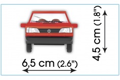 COBI Klemmbausteine Auto FSO POLONEZ 1.6 CARO Auto - 87 Teile